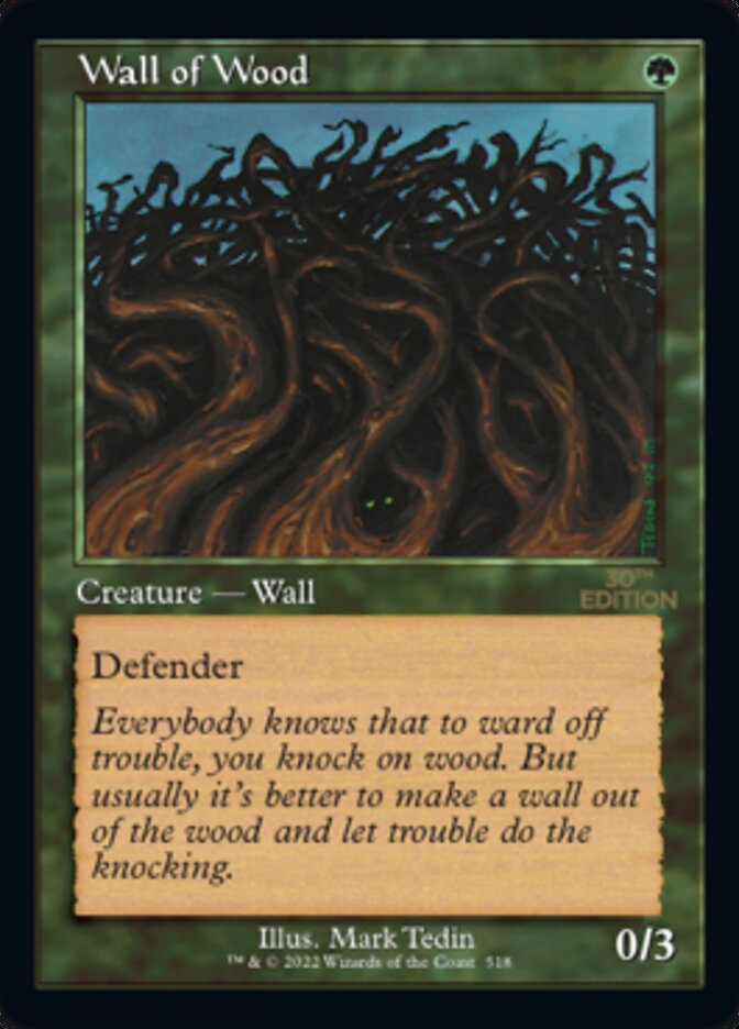 Wall of Wood (Retro) [30th Anniversary Edition] | Odin's Place