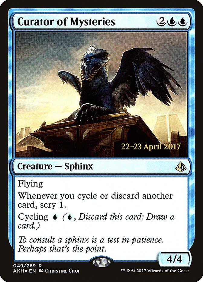 Curator of Mysteries (49) [Amonkhet Prerelease Promos] | Odin's Place
