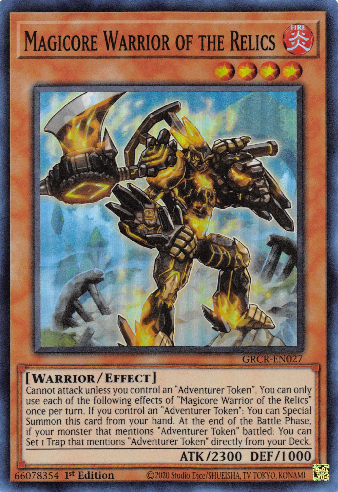 Magicore Warrior of the Relics [GRCR-EN027] Super Rare | Odin's Place