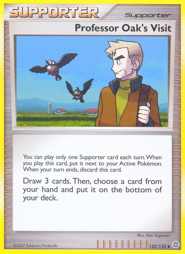 Professor Oak's Visit (122/132) [Diamond & Pearl: Secret Wonders] | Odin's Place