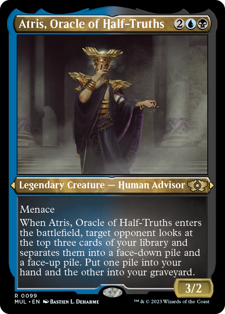 Atris, Oracle of Half-Truths (Foil Etched) [Multiverse Legends] | Odin's Place