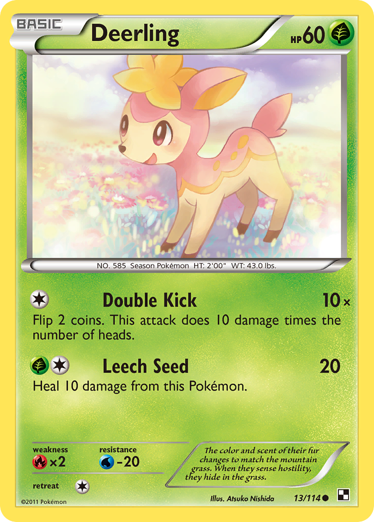 Deerling (13/114) [Black & White: Base Set] | Odin's Place