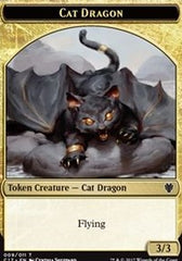 Cat Dragon // Dragon (006) Double-Sided Token [Commander 2017 Tokens] | Odin's Place