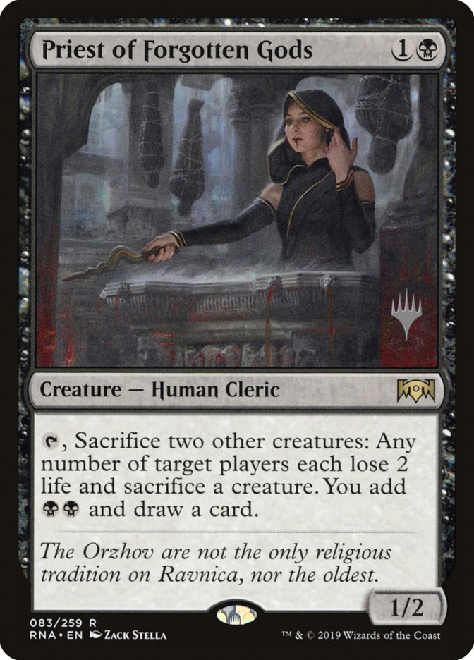 Priest of Forgotten Gods (Promo Pack) [Ravnica Allegiance Promos] | Odin's Place