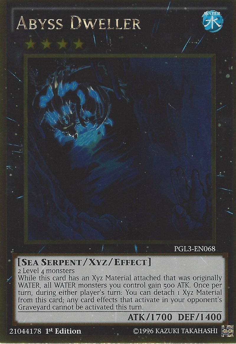 Abyss Dweller [PGL3-EN068] Gold Rare | Odin's Place