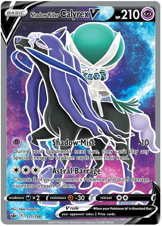 Shadow Rider Calyrex V (171/198) [Sword & Shield: Chilling Reign] | Odin's Place