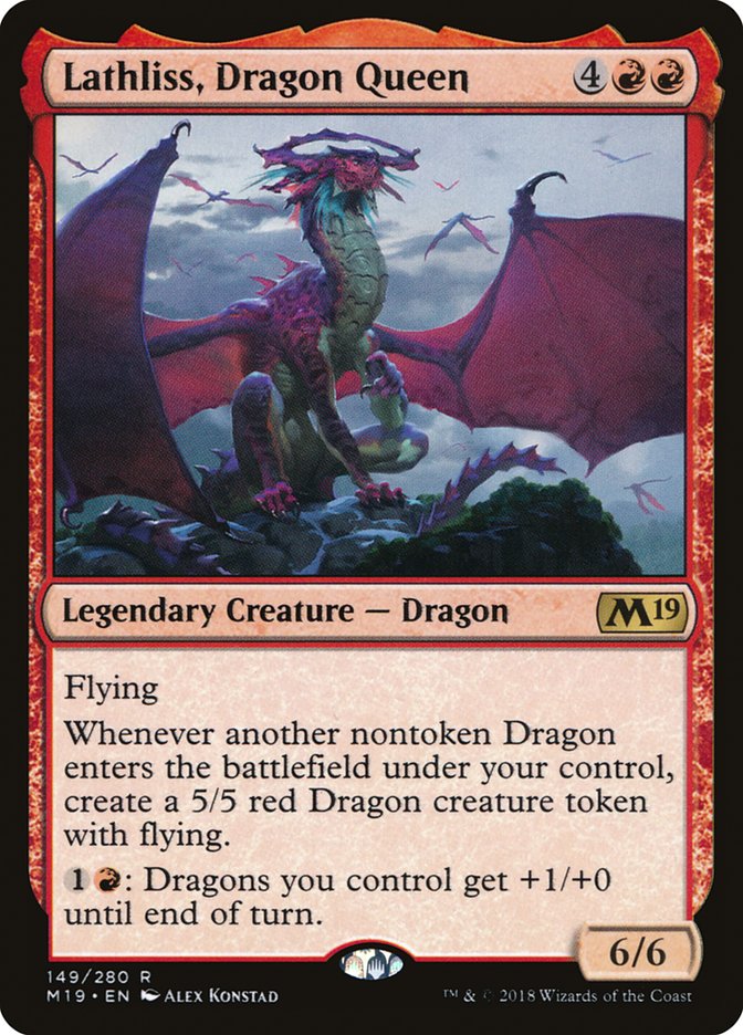 Lathliss, Dragon Queen (149) [Core Set 2019] | Odin's Place