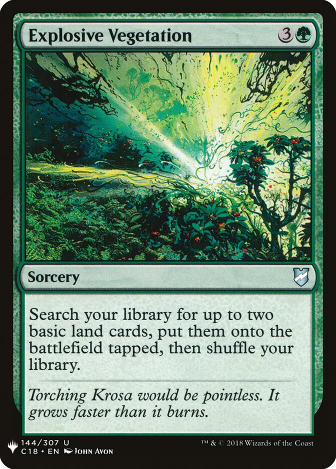 Explosive Vegetation [Mystery Booster] | Odin's Place