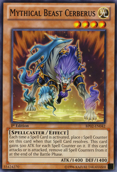 Mythical Beast Cerberus [BP02-EN042] Mosaic Rare | Odin's Place
