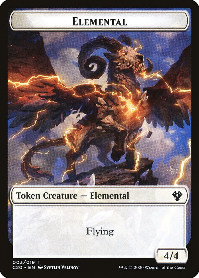 Kraken // Elemental (010) Double-Sided Token [Commander 2020 Tokens] | Odin's Place
