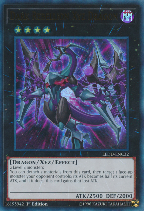 Dark Rebellion Xyz Dragon [LEDD-ENC32] Ultra Rare | Odin's Place