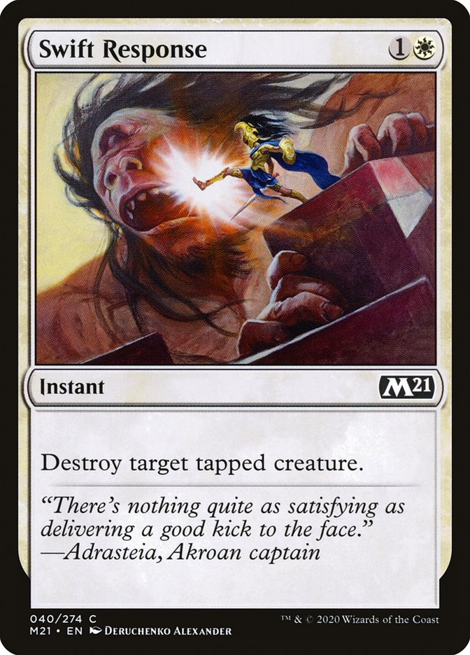 Swift Response [Core Set 2021] | Odin's Place