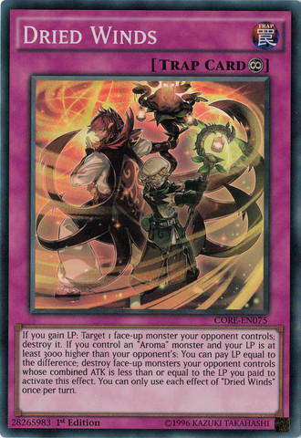 Dried Winds [CORE-EN075] Super Rare | Odin's Place