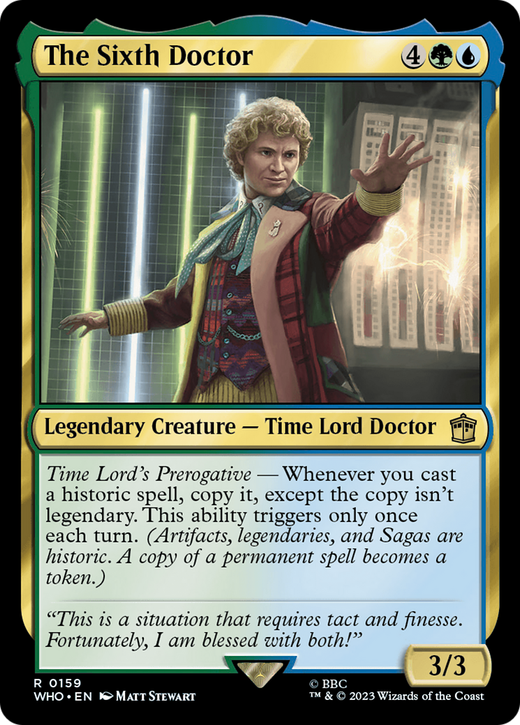 The Sixth Doctor [Doctor Who] | Odin's Place