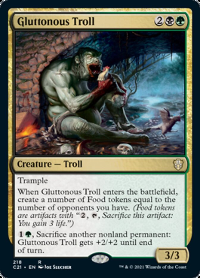 Gluttonous Troll [Commander 2021] | Odin's Place