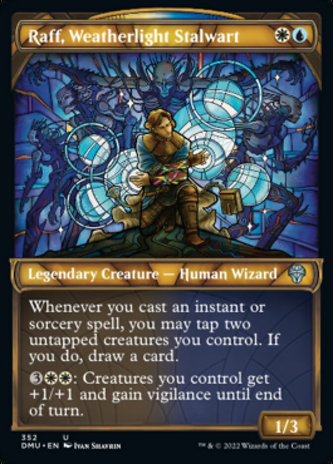 Raff, Weatherlight Stalwart (Showcase Textured) [Dominaria United] | Odin's Place