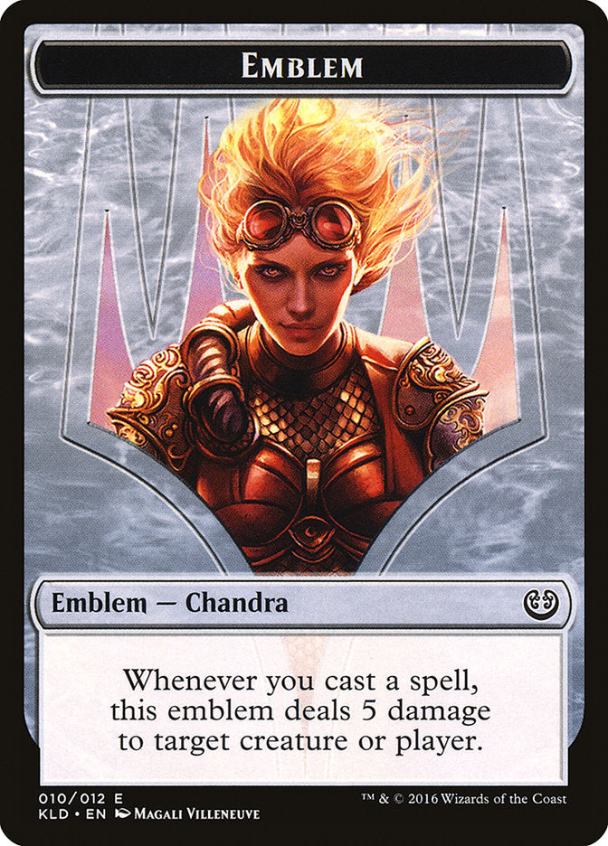 Chandra, Torch of Defiance Emblem (10) [Kaladesh Tokens] | Odin's Place