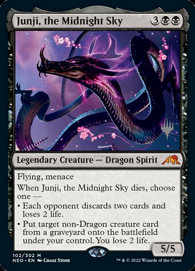 Junji, the Midnight Sky (Promo Pack) [Kamigawa: Neon Dynasty Promos] | Odin's Place