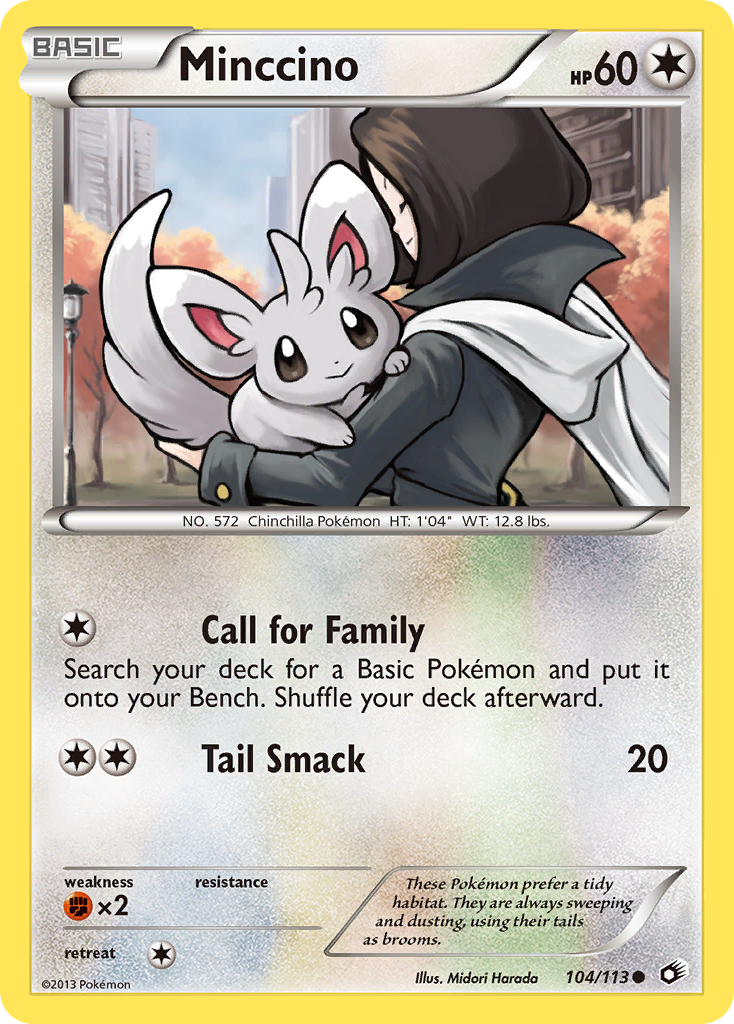 Minccino (104/113) [Black & White: Legendary Treasures] | Odin's Place