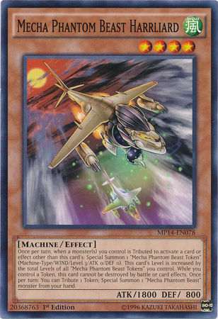 Mecha Phantom Beast Harrliard [MP14-EN078] Common | Odin's Place