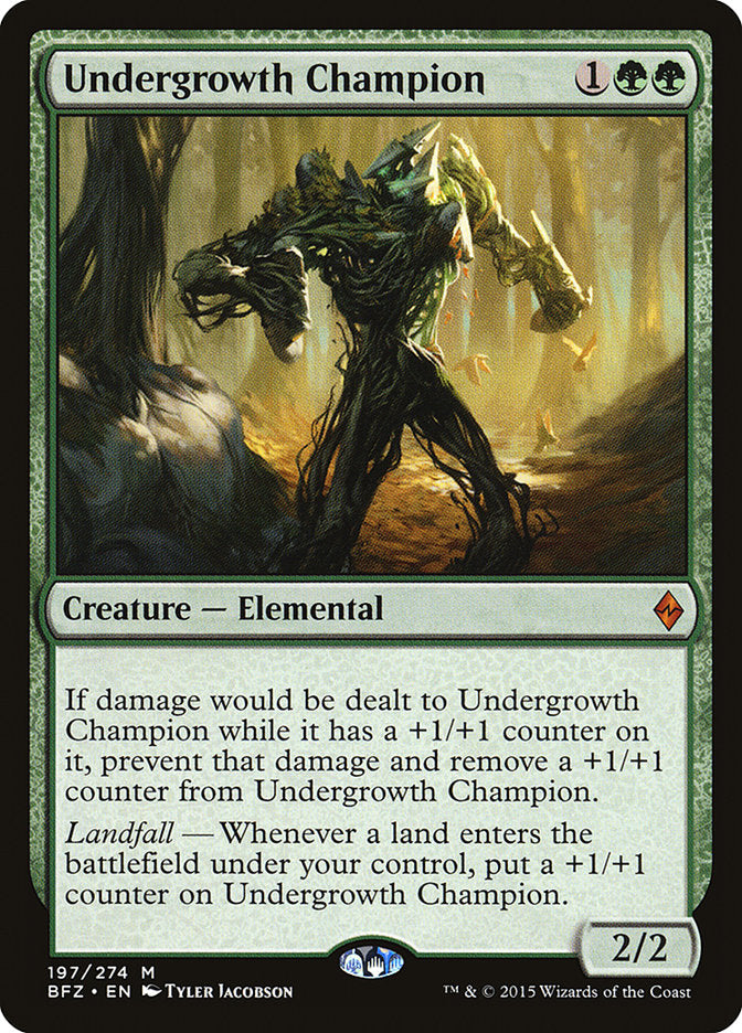 Undergrowth Champion (197) [Battle for Zendikar] | Odin's Place