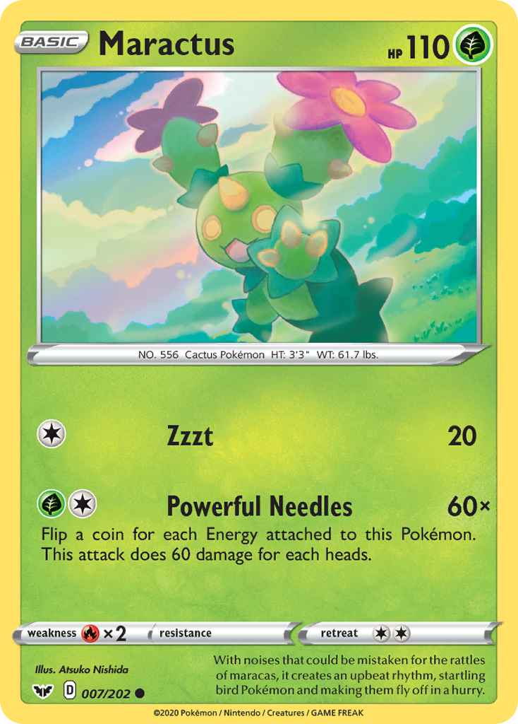 Maractus (007/202) [Sword & Shield: Base Set] | Odin's Place