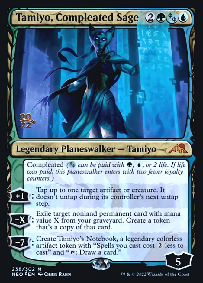 Tamiyo, Compleated Sage [Kamigawa: Neon Dynasty Prerelease Promos] | Odin's Place