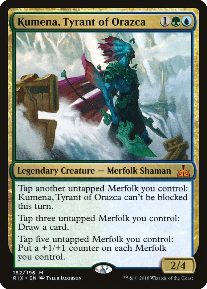 Kumena, Tyrant of Orazca (162) [Rivals of Ixalan] | Odin's Place