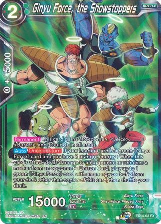 Ginyu Force, the Showstoppers (EX14-03) [Battle Advanced] | Odin's Place