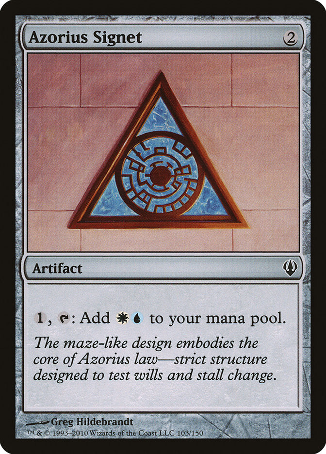 Azorius Signet (103) [Archenemy] | Odin's Place