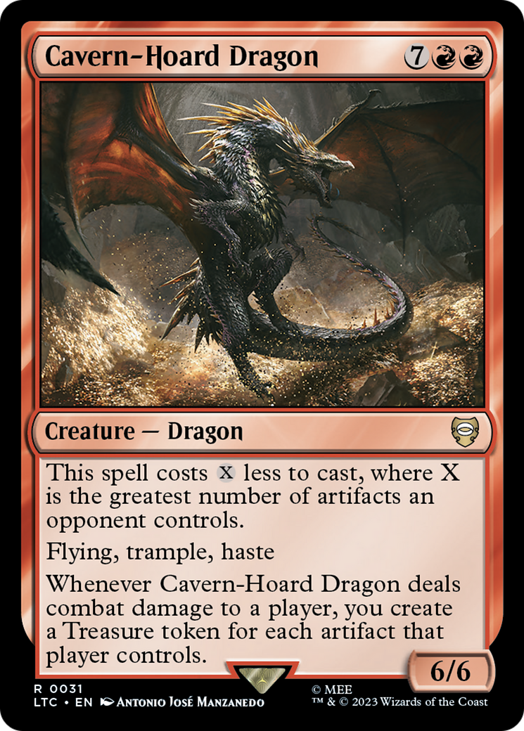 Cavern-Hoard Dragon [The Lord of the Rings: Tales of Middle-Earth Commander] | Odin's Place