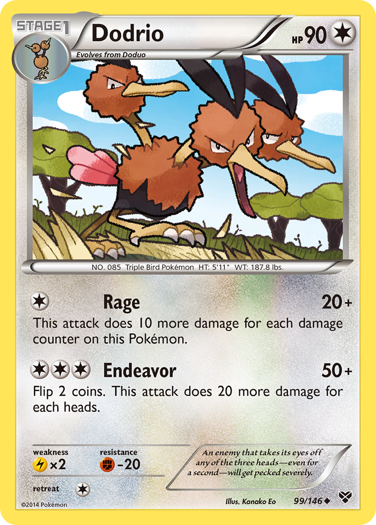 Dodrio (99/146) [XY: Base Set] | Odin's Place