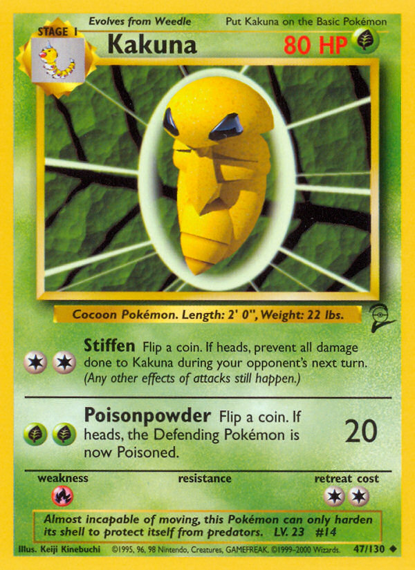 Kakuna (47/130) [Base Set 2] | Odin's Place