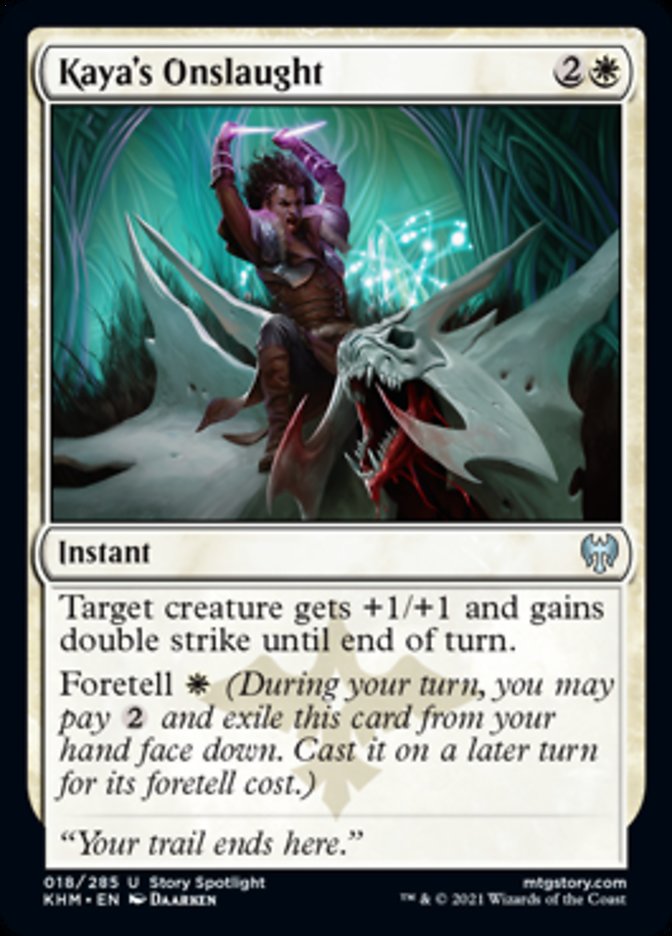 Kaya's Onslaught [Kaldheim] | Odin's Place