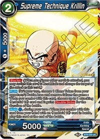 Supreme Technique Krillin (BT8-030_PR) [Malicious Machinations Prerelease Promos] | Odin's Place