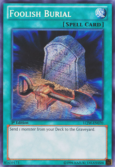 Foolish Burial [LCJW-EN070] Secret Rare | Odin's Place
