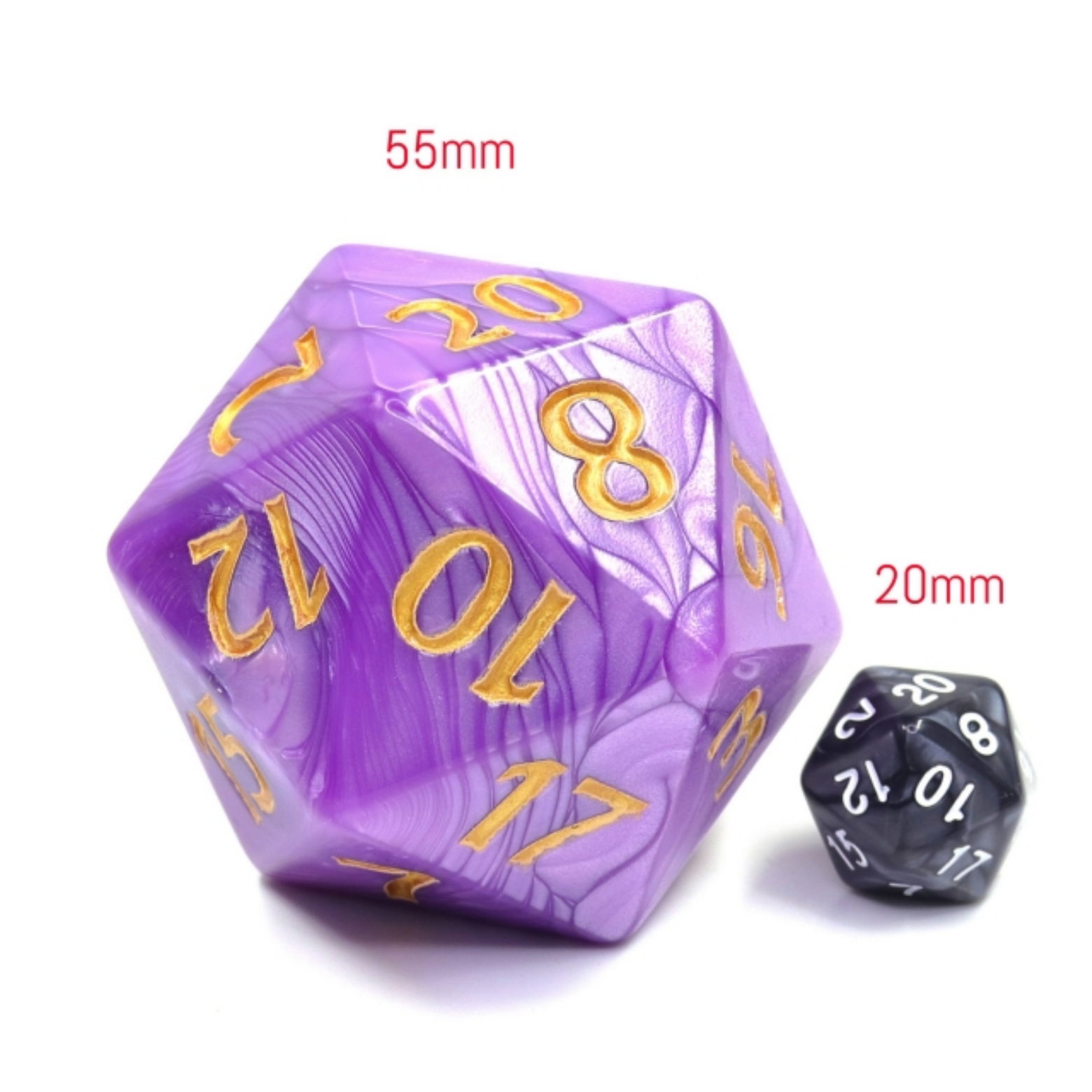 Foam Brain 55mm Titan D20 - Purple Pearl | Odin's Place