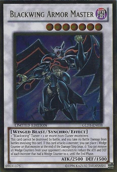 Blackwing Armor Master [GLD3-EN038] Gold Rare | Odin's Place