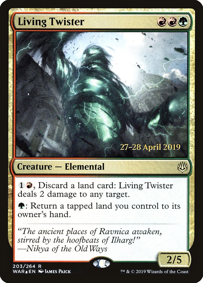 Living Twister (203) [War of the Spark Prerelease Promos] | Odin's Place