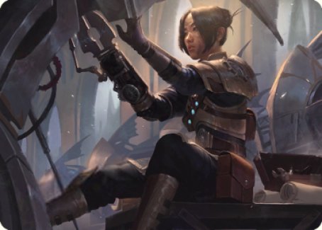 Thopter Mechanic Art Card [The Brothers' War Art Series] | Odin's Place