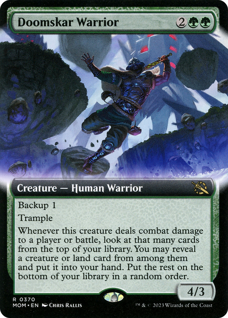 Doomskar Warrior (Extended Art) [March of the Machine] | Odin's Place