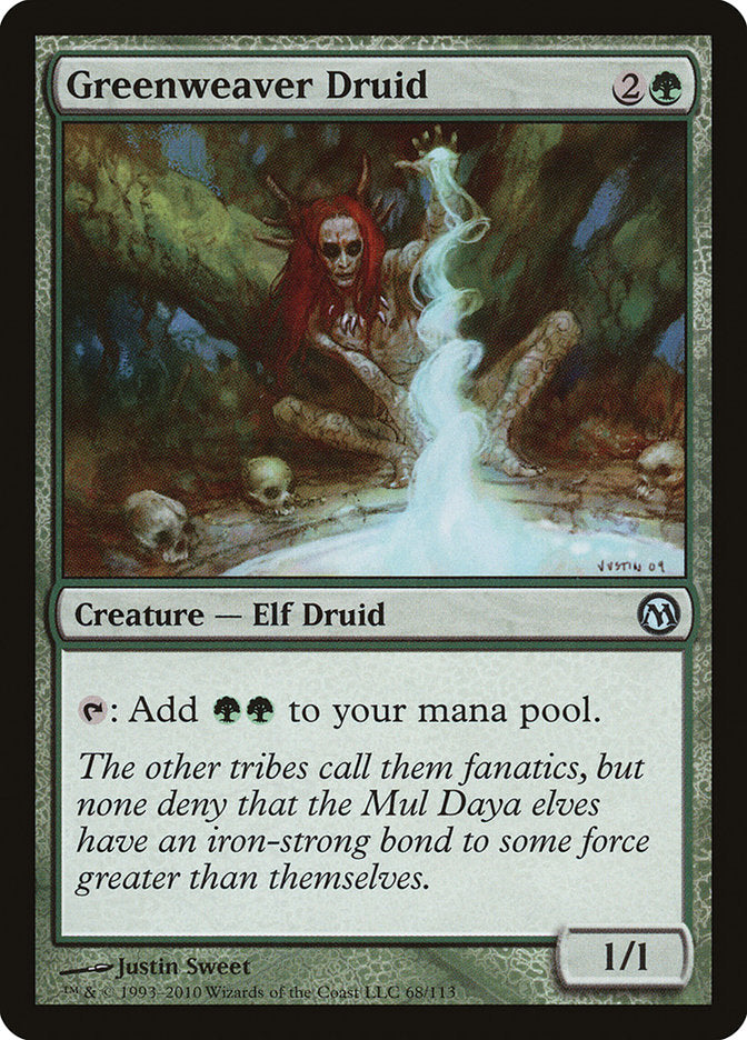Greenweaver Druid (68) [Duels of the Planeswalkers] | Odin's Place