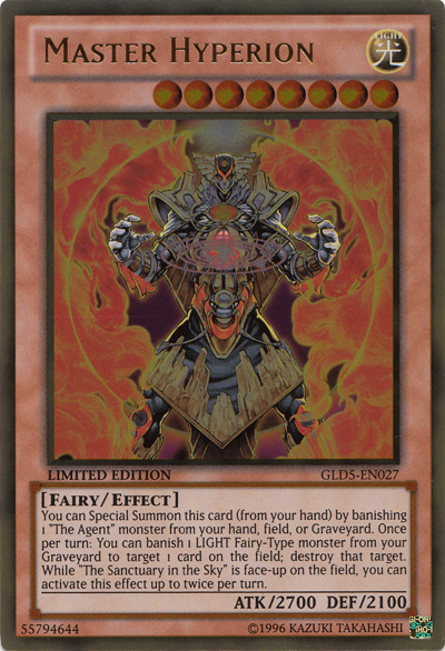 Master Hyperion [GLD5-EN027] Gold Rare | Odin's Place