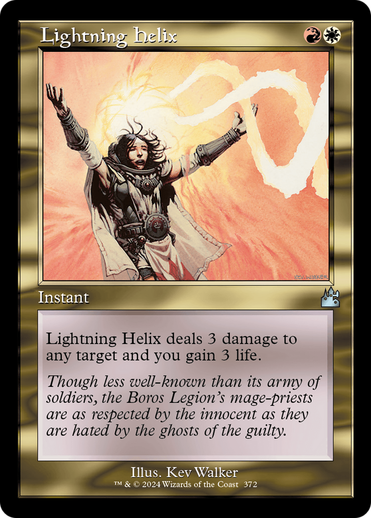 Lightning Helix (Retro Frame) [Ravnica Remastered] | Odin's Place