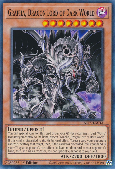 Grapha, Dragon Lord of Dark World [SR13-EN043] Common | Odin's Place