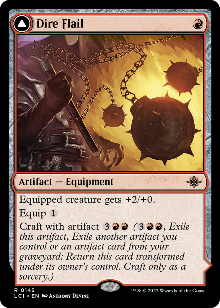 Dire Flail [The Lost Caverns of Ixalan] | Odin's Place