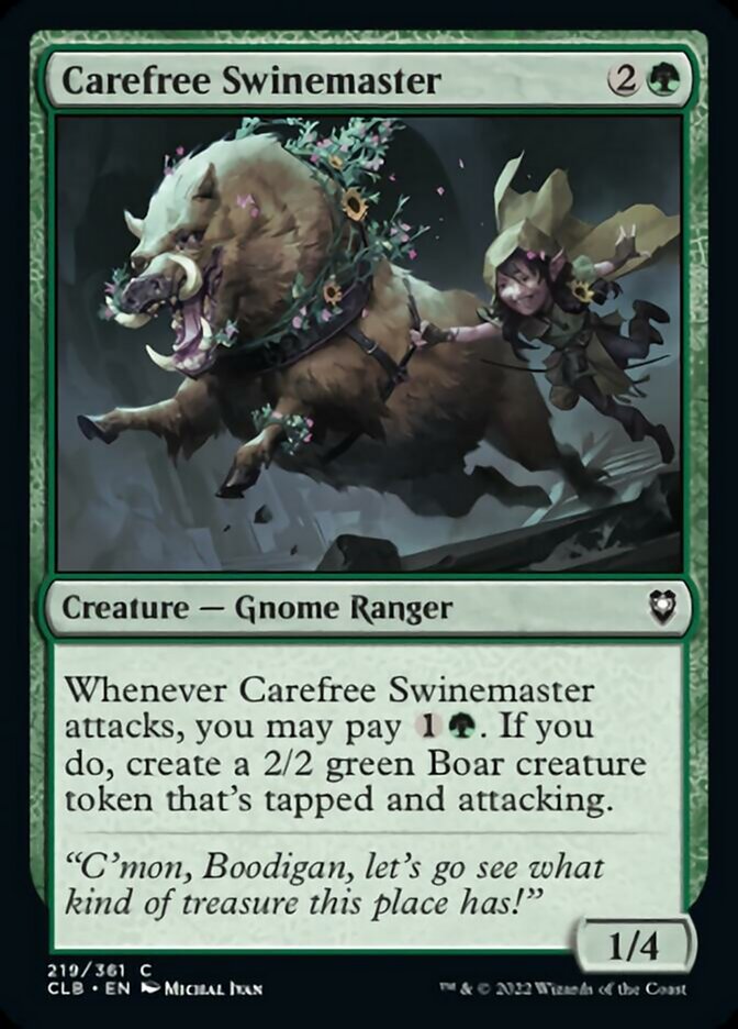 Carefree Swinemaster [Commander Legends: Battle for Baldur's Gate] | Odin's Place