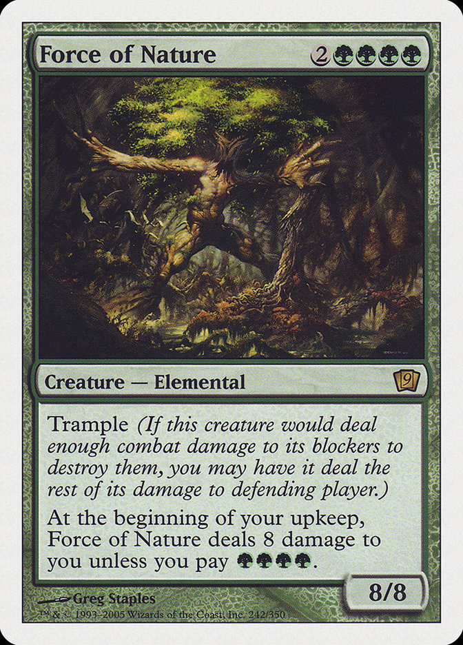 Force of Nature (9th Edition) [Oversize Cards] | Odin's Place