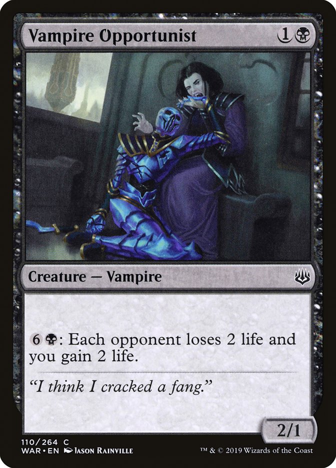 Vampire Opportunist (110) [War of the Spark] | Odin's Place