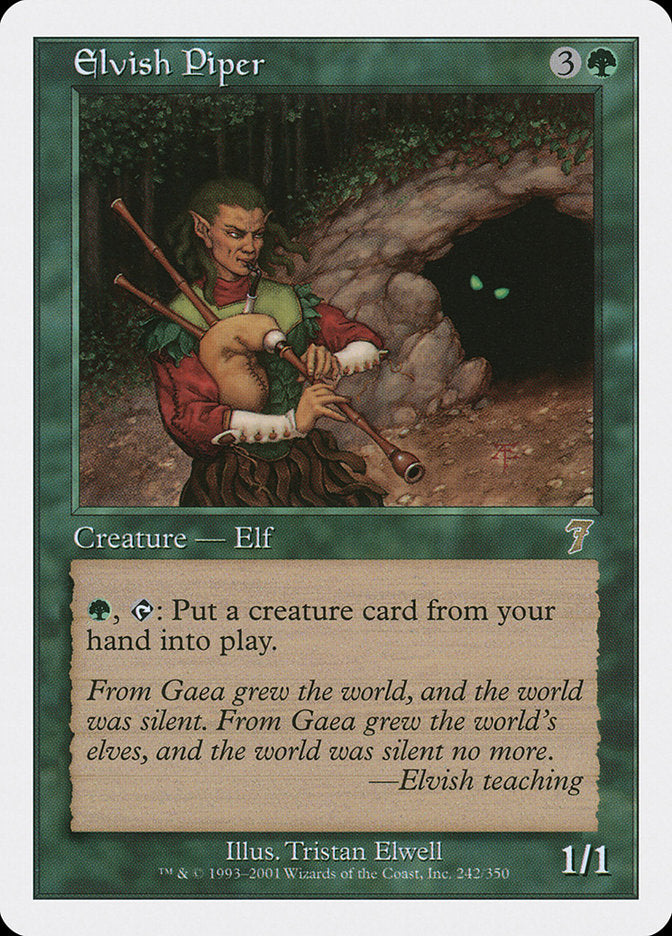 Elvish Piper (242) [Seventh Edition] | Odin's Place